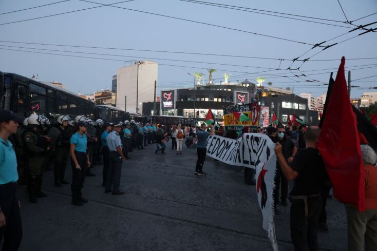 Συγκέντρωση αλληλεγγύης στην «παλαιστινιακή αντίσταση»