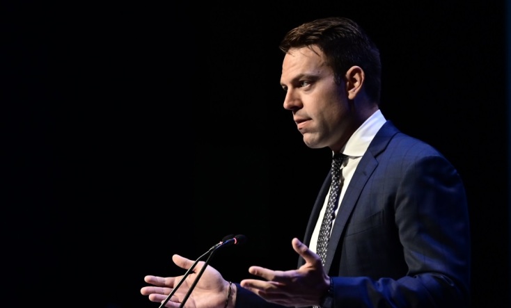 Στέφανος Κασσελάκης στον ΣΕΒ: «Η σύγχρονη Αριστερά δεν δαιμονοποιεί τη λέξη "κεφάλαιο"»