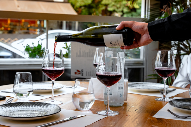 Στο εστιατόριο  Αλεπού του Ανδρέα Κλαυδιανού στη Θεσσαλονίκη