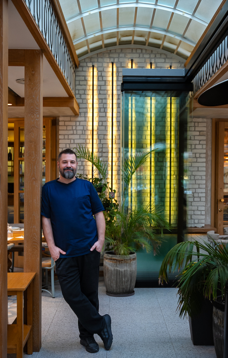 Στο εστιατόριο  Αλεπού του Ανδρέα Κλαυδιανού στη Θεσσαλονίκη