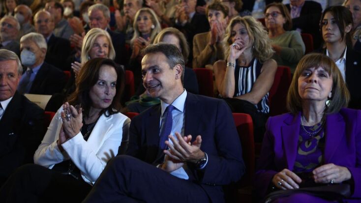 Στιγμιότυπο από την εκδήλωση του ΔΙΚΤΥΟΥ για τον Κώστα Σημίτη