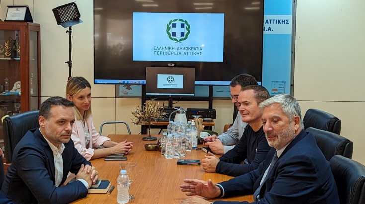 O Χάρης Δούκας συναντήθηκε με Κικίλια και Πατούλη - Συζητήθηκε η προστασία της Αθήνας από τα καιρικά φαινόμενα