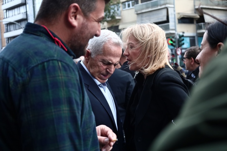 Ρένα Δούρου και Ευάγγελος Αποστολάκης 