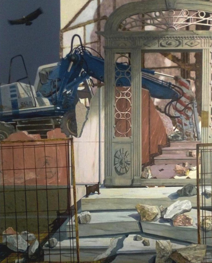 Νίκος Κληρονόμος, Symphony 1st, 250 X 200 cm 