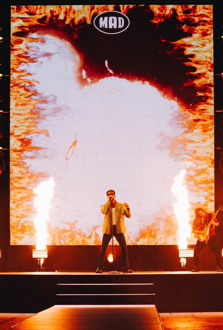 Έβαλε φωτιά στη σκηνή ο Ιταλός σταρ