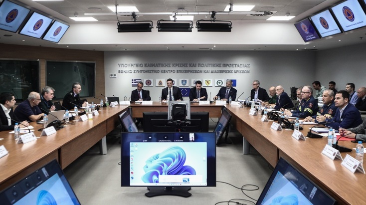 Ευρεία σύσκεψη στο Υπουργείο Πολιτικής Προστασίας για την αντιπλημμυρική προστασία της Αττικής