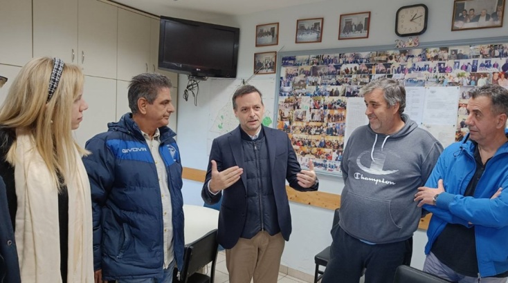 Ο Χάρης Δούκας επισκέφτηκε τη  Διεύθυνση Καθαριότητας του Δήμου Αθηναίων 