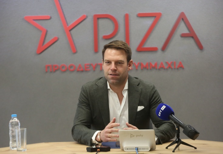 O Στέφανος Κασσελάκης στην Πολιτική Γραμματεία του ΣΥΡΙΖΑ