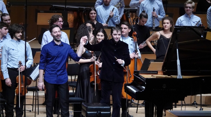 Βασίλης Βαρβαρέσος, Διονύσης Γραμμένος και ΕΛΣΟΝ στο Μέγαρο Μουσικής