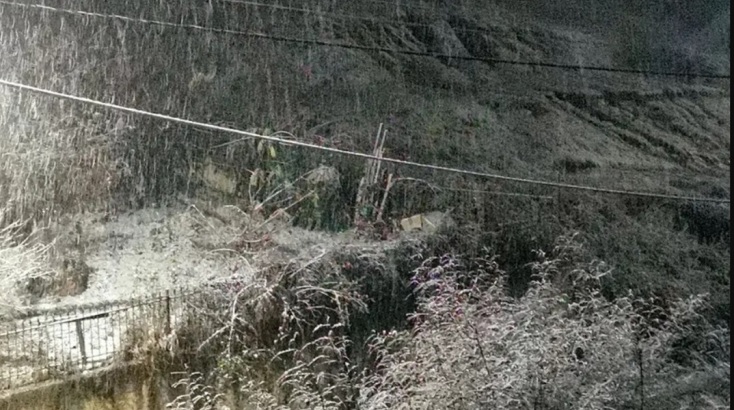 Χιόνι στον Χορτιάτη Θεσσαλονίκης