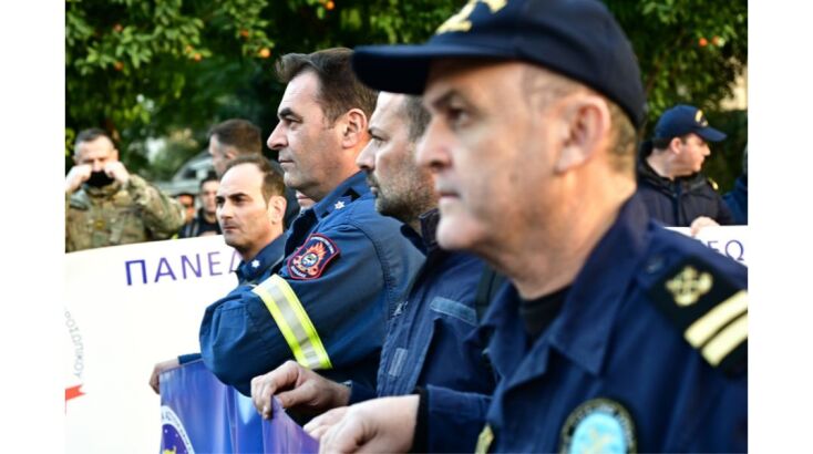 Διακοπή κυκλοφορίας στην οδό Σταδίου λόγω συγκέντρωσης διαμαρτυρίας ενστόλων	