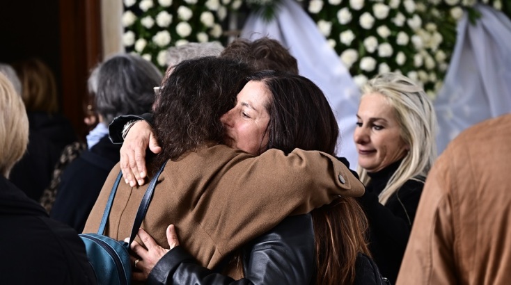 Κηδεία του ηθοποιού και σκηνοθέτη Γιώργου Μιχαλακόπουλου © ΜΙΧΑΛΗΣ ΚΑΡΑΓΙΑΝΝΗΣ/EUROKINISSI