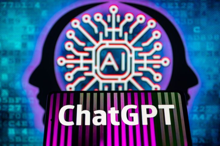 OpenAI ChatGPT και AI Brain σε οθόνες