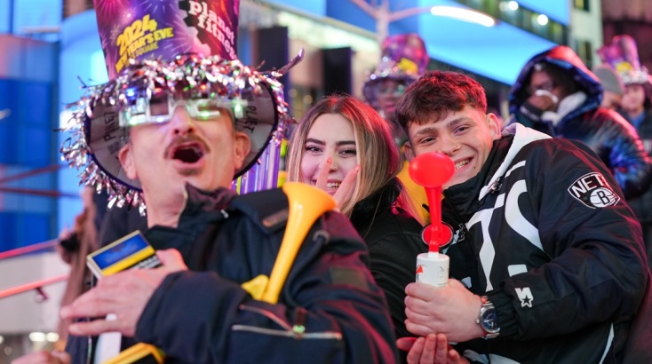 Αλλαγή της χρονιάς στη Νέα Υόρκη ©  EPA/STEPHANI SPINDEL