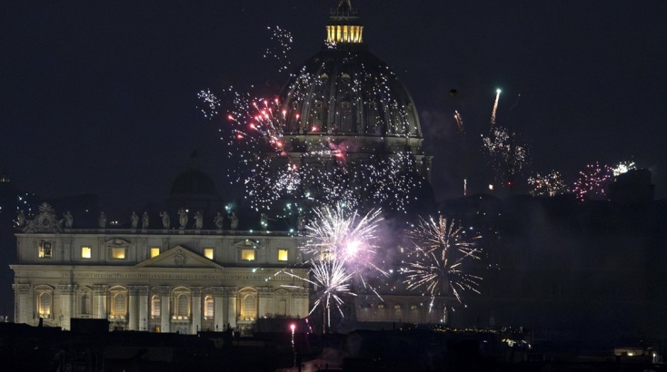 Αλλαγή του χρόνου στη Ρώμη © EPA/MASSIMO PERCOSSI