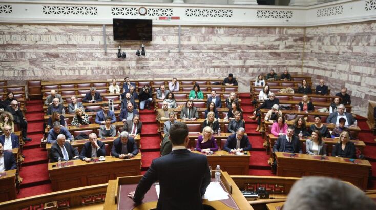 Συνεδρίαση της ΚΟ του ΣΥΡΙΖΑ υπό τον Στέφανο Κασσελάκη ©ΓΙΑΝΝΗΣ ΠΑΝΑΓΟΠΟΥΛΟΣ/EUROKINISSI