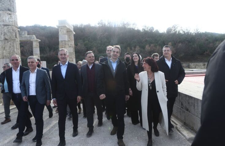 Μητσοτάκης: Το παλάτι του Φιλίππου στις Αιγές αποδεικνύει τη διαχρονική ελληνικότητα της Μακεδονίας