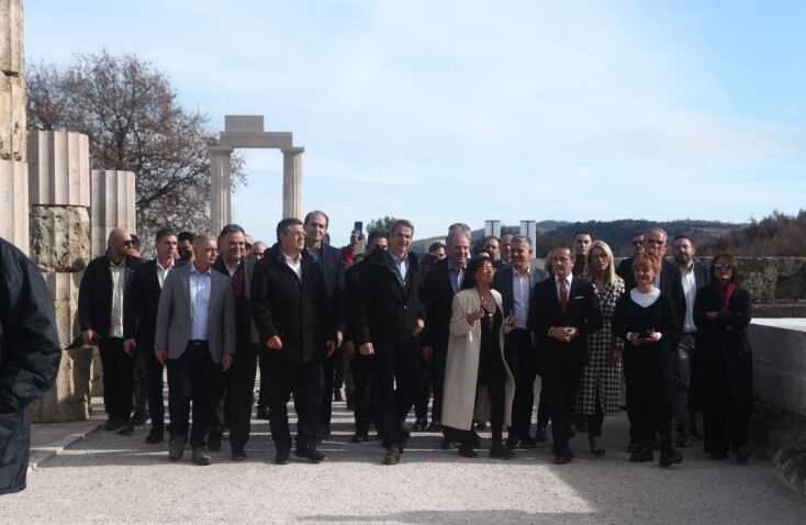 Μητσοτάκης: Το παλάτι του Φιλίππου στις Αιγές αποδεικνύει τη διαχρονική ελληνικότητα της Μακεδονίας