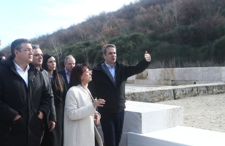 Μητσοτάκης: Το παλάτι του Φιλίππου στις Αιγές αποδεικνύει τη διαχρονική ελληνικότητα της Μακεδονίας