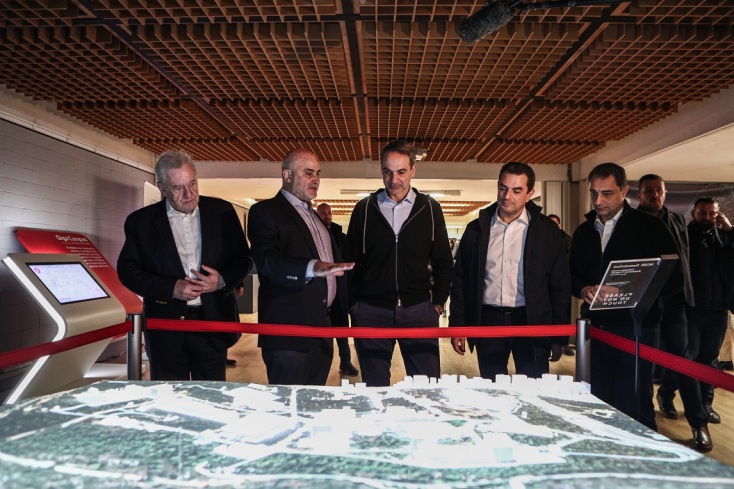 Ο πρωθυπουργός Κυριάκος Μητσοτάκης ξεναγήθηκε στο campus του Δημόκριτου