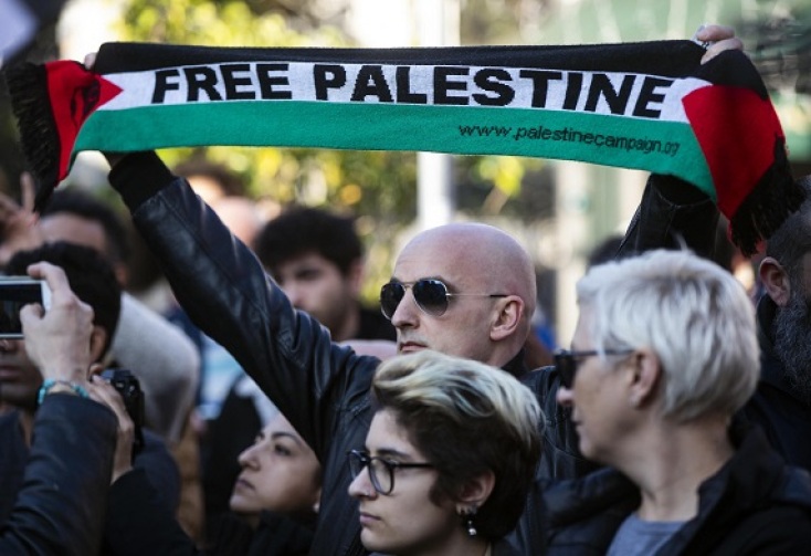 Ιταλία: Στους 2.000 οι συμμετέχοντες στις πορείες υπέρ των παλαιστινίων