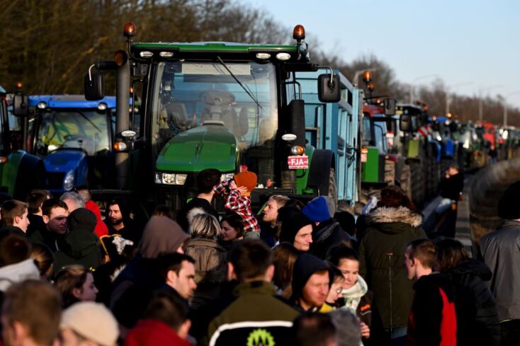 Κινητοποίηση αγροτών στο Βέλγιο