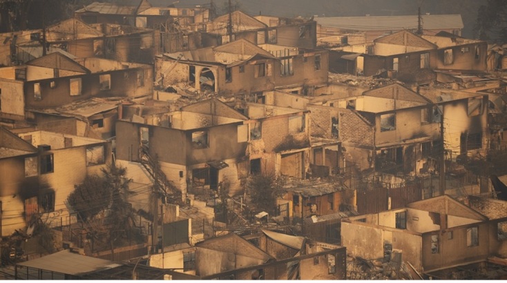 Χιλή - Πυρκαγιές