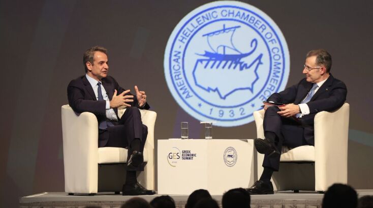 Ο Κυριάκος Μητσοτάκης στο Ελληνοαμερικανικό Επιμελητήριο