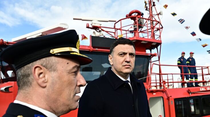 Κυριάκος Μητσοτάκης: Στη τελετή ένταξης των δύο πυροσβεστικών πλοίων