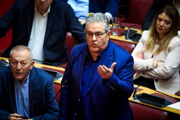 O γγ του ΚΚΕ Δημήτρης Κουτσούμπας