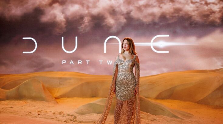 Η Lea Seydoux στην παγκόσμια πρεμιέρα του «Dune: Part Two» © EPA/TOLGA AKMEN