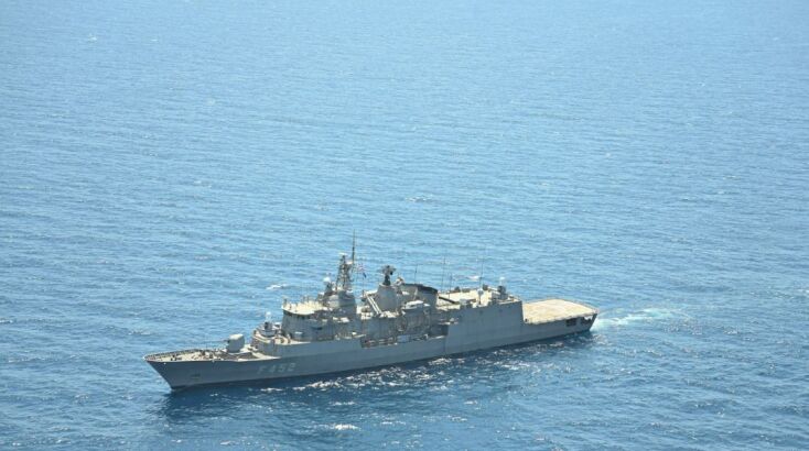Η φρεγάτα «Ύδρα» στην Ερυθρά Θάλασσα