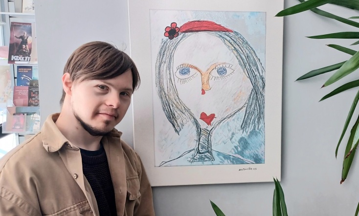 Ένας 27χρονος από την Κοζάνη με σύνδρομο Down, παρουσιάζει την πρώτη του έκθεση 