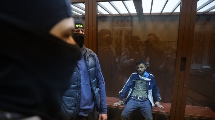 Μόσχα: Στο δικαστήριο οδηγήθηκαν δύο ύποπτοι συλληφθέντες για την επίθεση στο Crocus City Hall