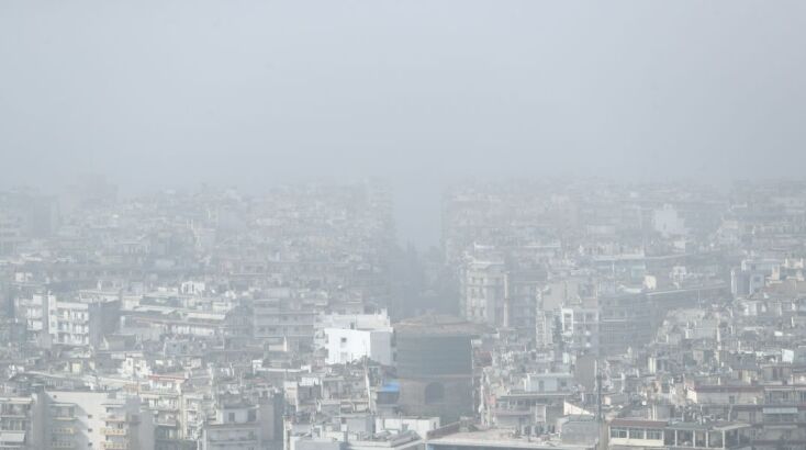 Ορατότης μηδέν στη Θεσσαλονίκη 