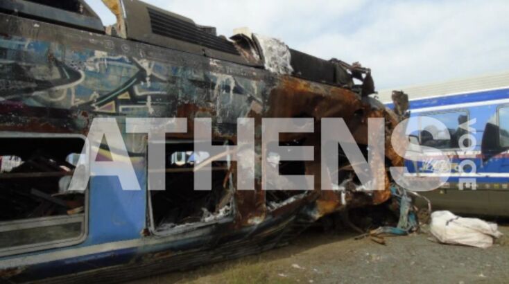 Εικόνα από τα βαγόνια που ερευνήθηκαν από την «Anubis Coldcase K9 Team»