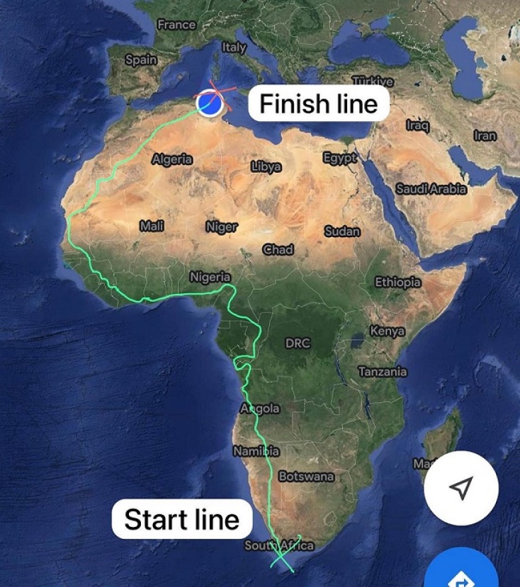 O Hardest Geezer διέσχισε όλη την Αφρική σε 352 ημέρες τρέχοντας για καλό σκοπό