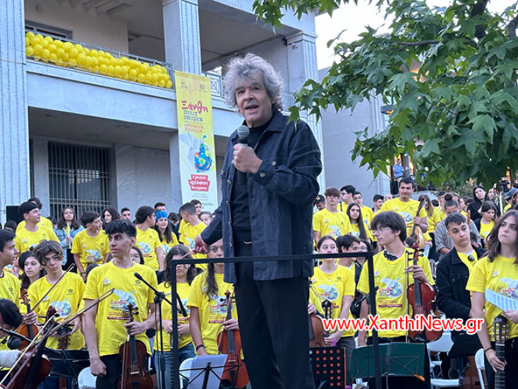 Ο μουσικός διευθυντής του φεστιβάλ, Νίκος Κυπουργός