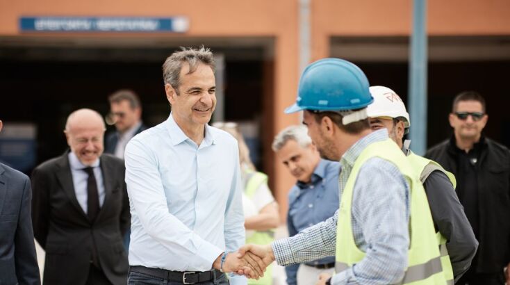 Ο πρωθυπουργός Κυριάκος Μητσοτάκης επισκέφτηκε το Αττικό Νοσοκομείο 