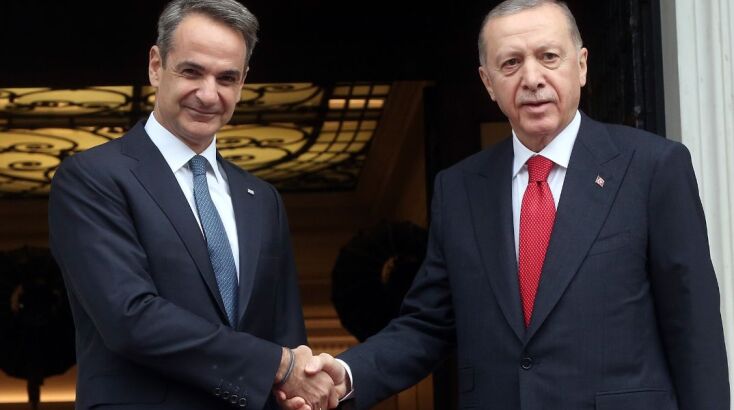 Στιγμιότυπο από παλαιότερη συνάντηση του Κυριάκου Μητσοτάκη με τον Ταγίπ Ερντογάν