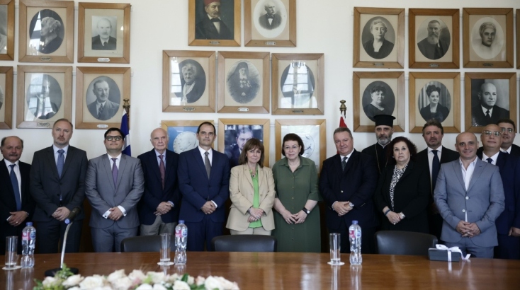 Η Κατερίνα Σακελλαροπούλου στην Αλεξάνδρεια