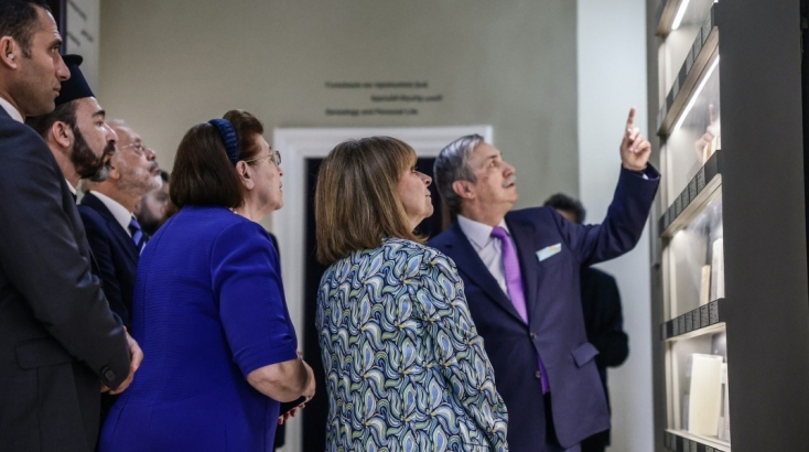 Η Κατερίνα Σακελλαροπούλου στην Αλεξάνδρεια