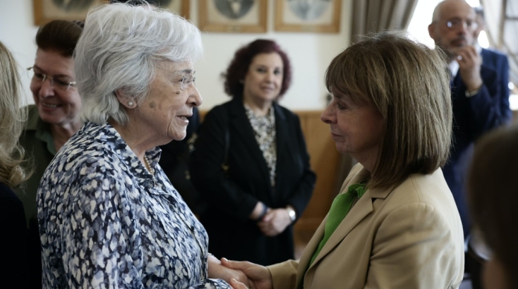 Η Κατερίνα Σακελλαροπούλου στην Αλεξάνδρεια