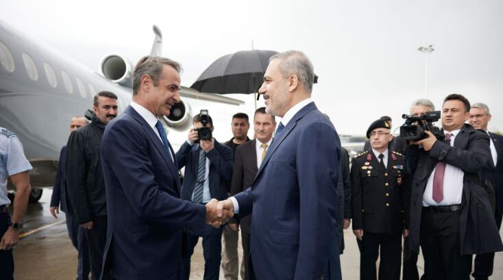 Καρέ-καρέ η επίσκεψη του Κυριάκου Μητσοτάκη στην Άγκυρα για την συνάντηση με τον Ρετζέπ Ταγίπ Ερντογάν