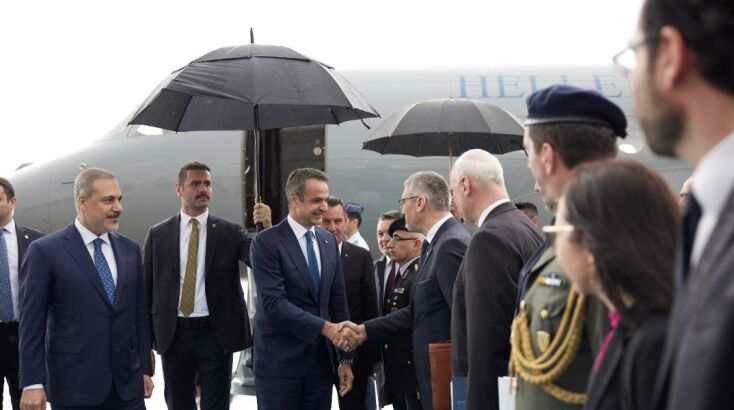 Καρέ-καρέ η επίσκεψη του Κυριάκου Μητσοτάκη στην Άγκυρα για την συνάντηση με τον Ρετζέπ Ταγίπ Ερντογάν