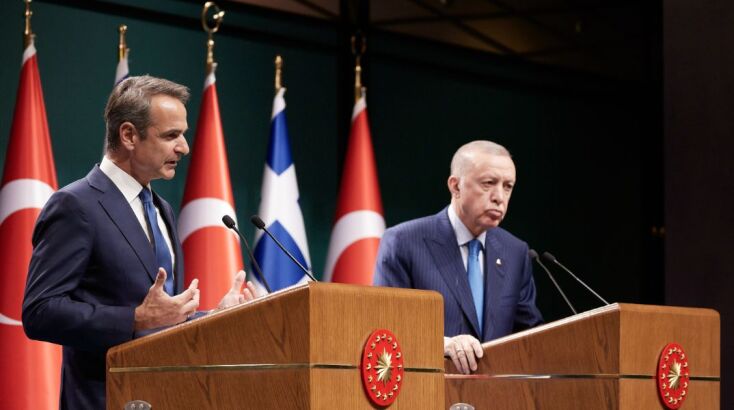 Καρέ-καρέ η επίσκεψη του Κυριάκου Μητσοτάκη στην Άγκυρα για την συνάντηση με τον Ρετζέπ Ταγίπ Ερντογάν
