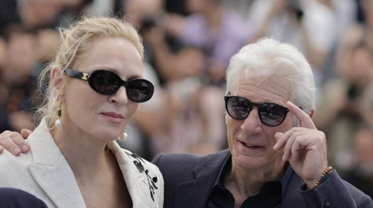 O Ρίτσαρντ Γκιρ και η Ούμα Θέρμαν στο 77ο Φεστιβάλ των Καννών