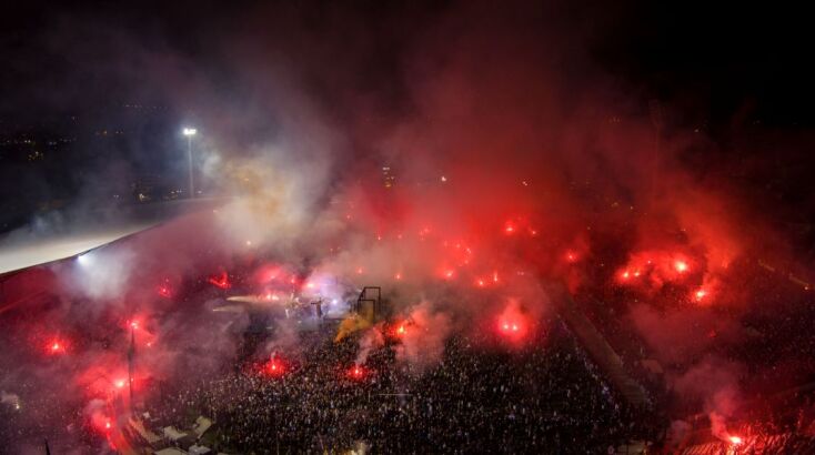 Ολονύχτιο γλέντι στη Θεσσαλονίκη για το πρωτάθλημα του ΠΑΟΚ