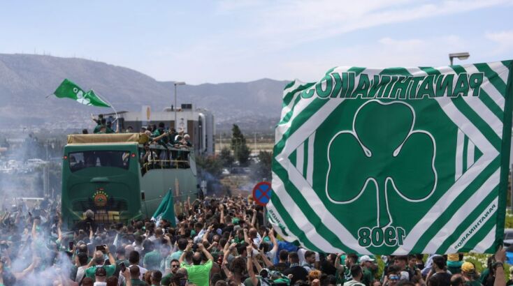 Ο Παναθηναϊκός γιορτάζει την κατάκτηση της Euroleague 