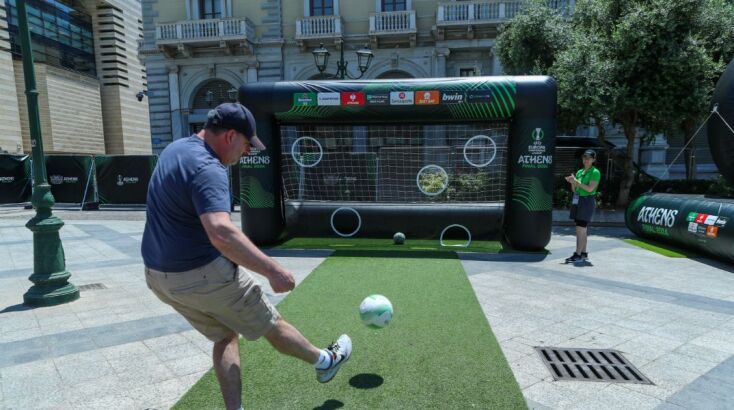 Conference League: Το fan zone στην Πλατεία Κοτζιά 